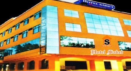 Saket Hotel Allahabad Bagian luar foto